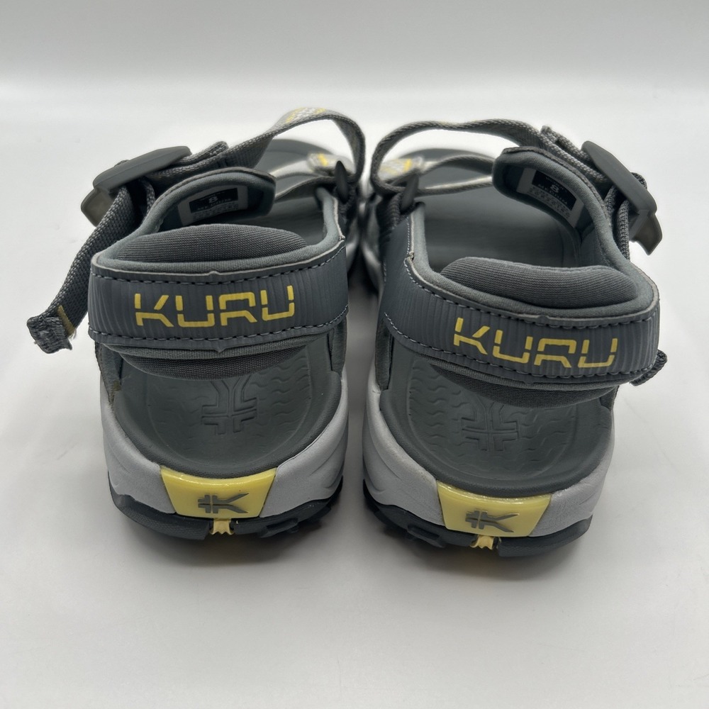 NEW Kuru Women's Current Sandal, Gray, Soft Yellow,Walking,Hiking, SZ: 8 M, NWOB - Picture 4 of 15